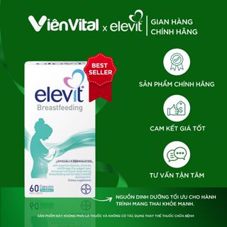 Elevit Sau sinh 60v Breastfeeding Vitamin Tổng Hợp Cho Phụ Cho Con Bú