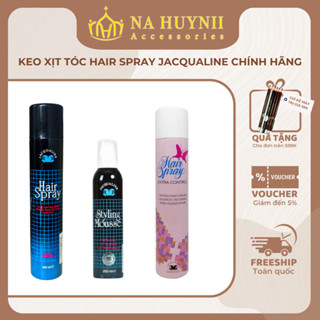  Keo Xịt Tóc Hair Spray JACQUALINE Chính Hãng Keo Xịt Giữ Nếp Gôm Xịt Tóc Tạo Kiểu Tóc Chuyên Nghiệp Na Huỳnh 