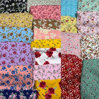 TỔNG HỢP VẢI LỤA 100D HOA NHÍ