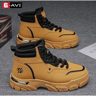 Giày Nam Cổ Cao Mẫu Mới 2024 Trẻ Đẹp, Cá Tính Phù Hợp Các Bạn Học Sinh, Sinh Viên AVI - 072