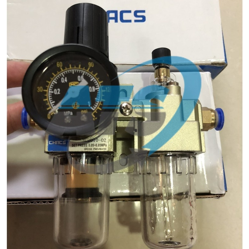 ATS_bộ lọc đôi khí nén có điều chỉnh AC2010-08+pc802 ren 13mm