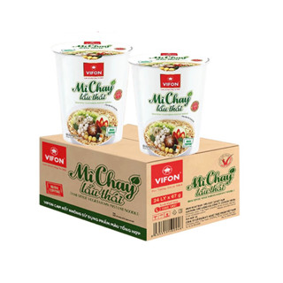 Mì ly Chay lẩu thái thùng 24 ly - 67g/ly