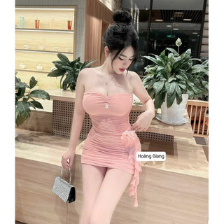 Váy Body Cúp Ngực Hoa Eo