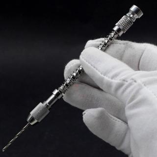 Khoan tay mini thủ công V1, tặng 10 mũi khoan hợp kim (0.5-1.5mm), dụng cụ đa năng cho thợ sửa chữa