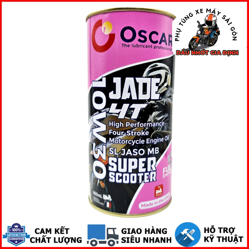 Nhớt xe ga Oscar Jade Scooter 10W30 800ML nhập khẩu UAE