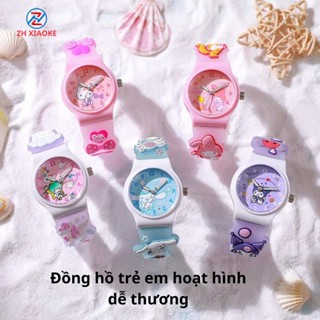 Đồng hồ hoạt hình trẻ em hoạt hình ZH XIAOKE, Hoạt Hình Dễ Thương Đồng Hồ Trẻ Em Dây đeo silicon 3D