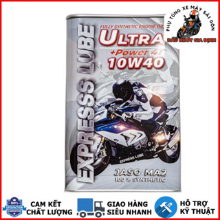 Nhớt tổng hợp Sprayking Express Lube Ultra 4T Plus Power 10W40 dành cho xe số, côn tay