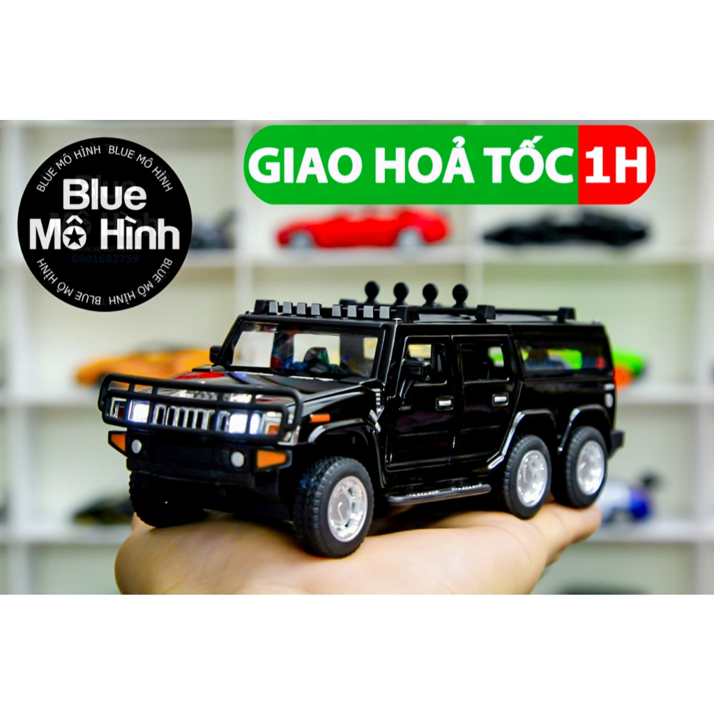 Xe mô hình Hummer H2 6×6 New SUV 1:32