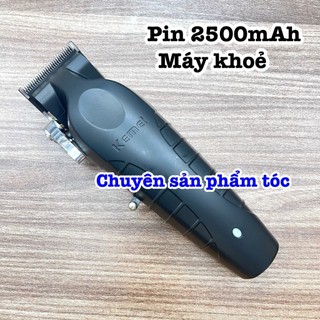 ✅Kemei Tông Đơ Cắt Tóc Cao Cấp 2296 Pin Li-ion 2500mAh Công Suất 10W Lưỡi Thép Cacbon Sắc Bén Thời Gian Sử Dụng 350 Phút