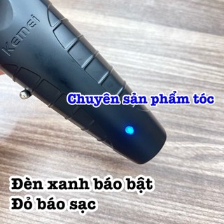 ✅Kemei Tông Đơ Cắt Tóc Cao Cấp 2296 Pin Li-ion 2500mAh Công Suất 10W Lưỡi Thép Cacbon Sắc Bén Thời Gian Sử Dụng 350 Phút