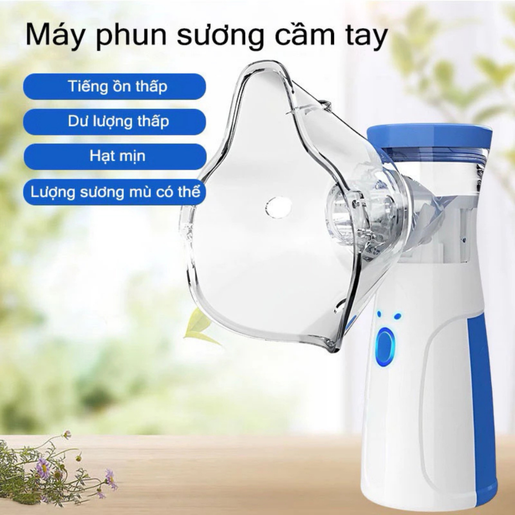 Máy khí dung cho bé, Máy xông mũi họng. hỗ trợ viên phế quản, viên phổi, viên xoang