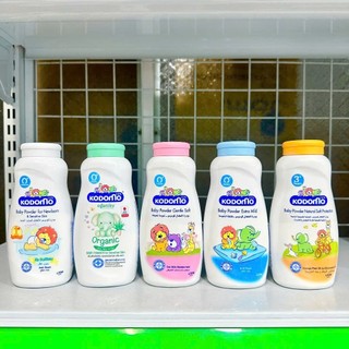 Phấn Rôm Em Bé KODOMO Thái Lan Baby Powder Ngừa Rôm Sẩy Dưỡng Ẩm 180g