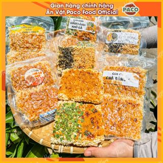 Cơm cháy 5 vị nhà Paco Food Gói Hút Chân Không 100g mắm hành/rong biển/siêu chà bông/khô bò cay/chà bông gà