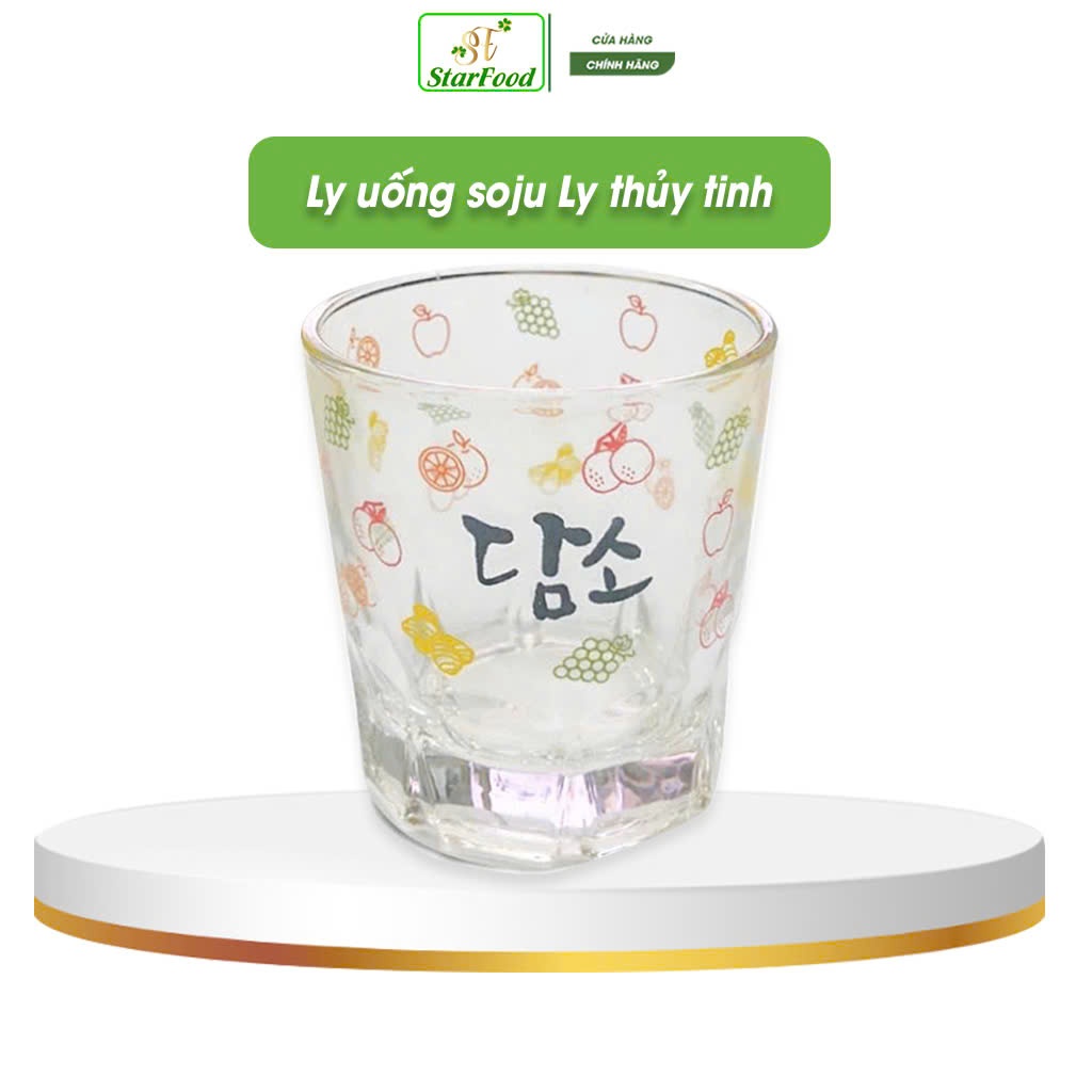 Ly uống soju Ly thủy tinh