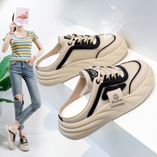  giày Sục thể thao độn đế cao FLIA chất xịn giày đạp gót nữ đế độn dáng xinh 