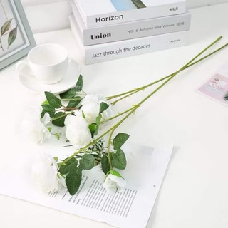 Hoa lụa mẫu đơn,hoa cắm trang trí phòng, chụp ảnh