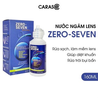  Nước Ngâm Lens Carase Giúp Rửa Sạch Khử Trùng Và Bảo Quản Kính Áp Tròng Zero - Seven 160ML 