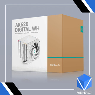 Tản nhiệt khí CPU DEEPCOOL AK620 DIGITAL WHITE [NEW]
