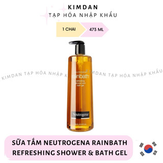 [NK HÀN QUỐC] SỮA TẮM NEUTROGENA RAINBATH REFRESHING SHOWER AND BATH GEL 473ML DƯỠNG ẨM, TƯƠI MÁT, MỊN MÀNG