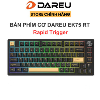  Bàn phím cơ DAREU EK75 RT Rapid Trigger  LED RGB PBT Double Shot CHERRY profile DareU Magnetic sw  