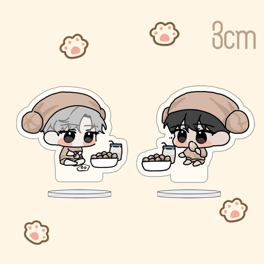 Mô hình PASSION standee in hình BL boylove anime chibi tượng mica trang trí trưng bày cá kiếm anime