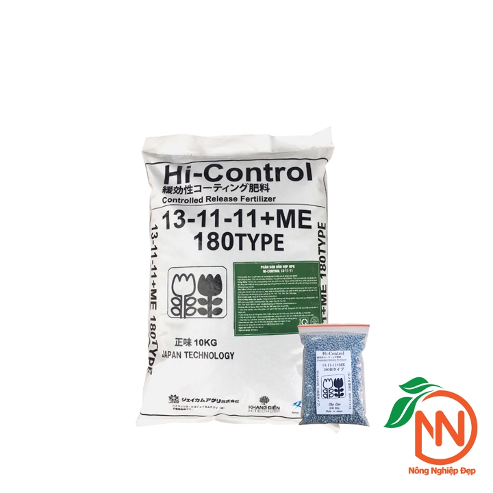 Phân Tan Chậm Chì Nhật Bản 13-11-11+ME 500g - Bán Lẻ Từ bao 10kg - Hi Control