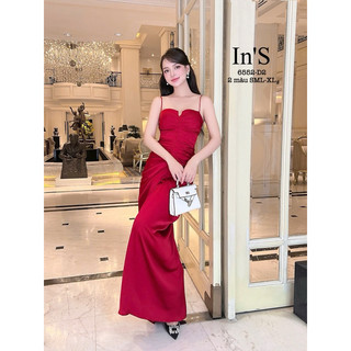 Váy lụa 2 dây xếp ly Size: SML-Xl 620k