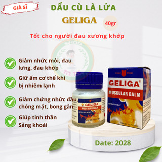 Dầu cù là lửa Geliga Muscular Balm 40gr -  Giữ ấm xoa dịu những cơn đau