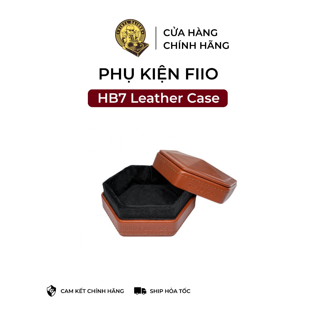 Hộp da bảo vệ tai nghe inear FiiO HB7 Leather Case