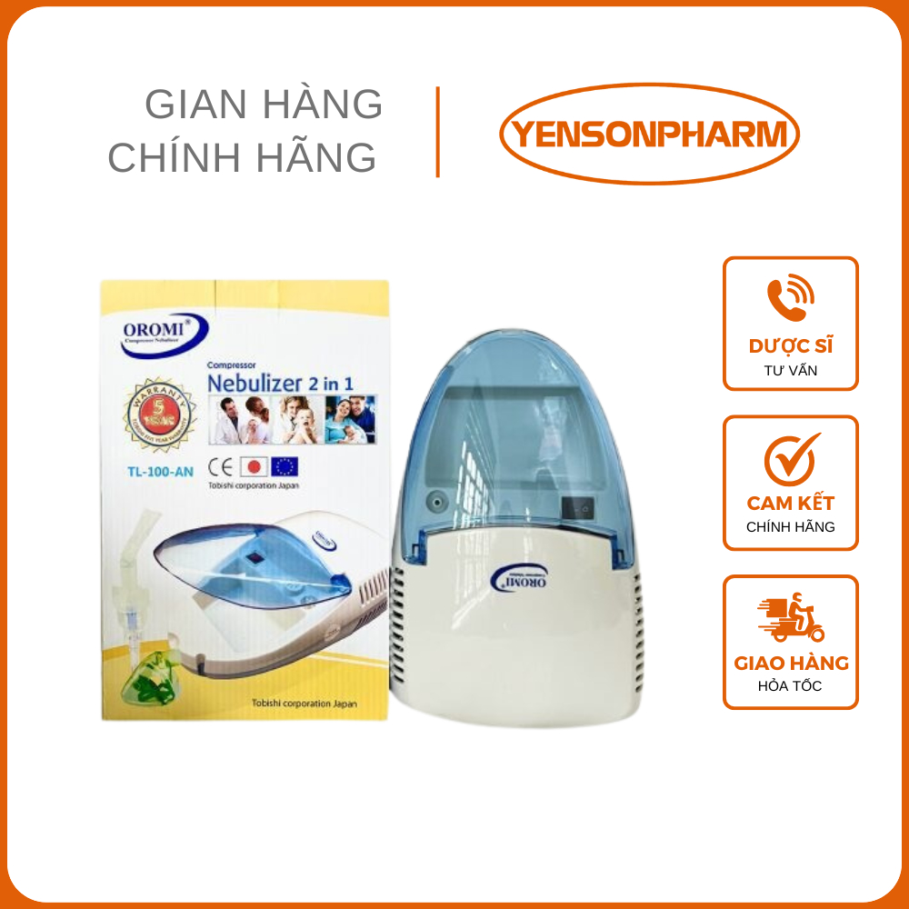 Máy xông khí dung kèm hút mũi 2 trong 1 OROMI TL-100-AN