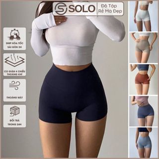 Quần POLY Lulu Biker Short Legging Đùi tập gym nữ Yoga Erobic Đồ Tập Thể Thao Nữ Giá Rẻ GYMSTORE 923