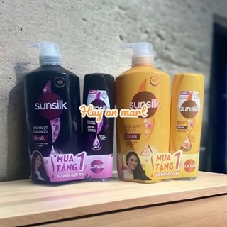 Dầu gội đầu Sunsilk bồ kết 650gr 👍 MUA 1 TẶNG 1👍TẶNG DẦU XẢ 140GR ÓNG MƯỢT RẠNG NGỜI Việt Nam/ Tanwgk khăn sợi cao cấp