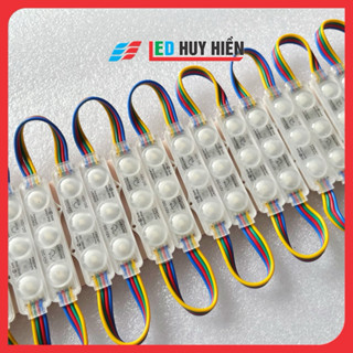Led hắt 7 màu rgb điện 12v chống nước IP66 ( vỉ 20 thanh), Mạch RGB 6A, 90A điều khiển led 7 màu