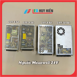  Nguồn Meanwell 24V 4.5A 6.5A  8.8A 14.6A 18.8A hàng tháo máy Nguồn led 24V100W 150W 200W 350W 400W 