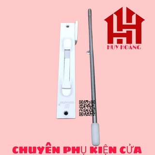 Chốt Âm Cửa Nhôm / Sắt Trắng Sữa