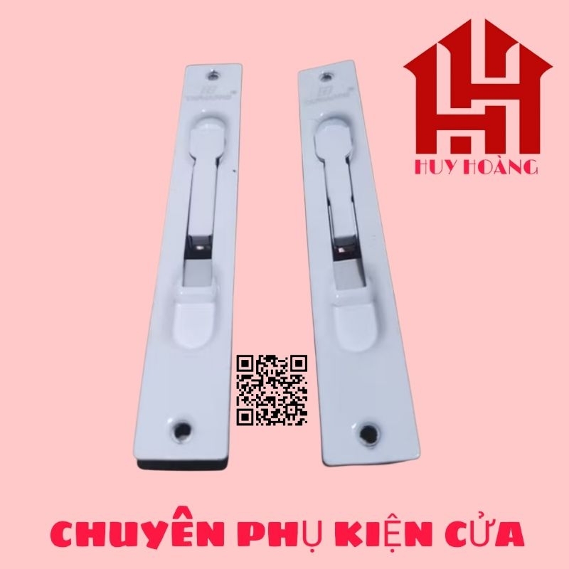 Chốt Âm Cửa Nhôm / Sắt Trắng Sữa