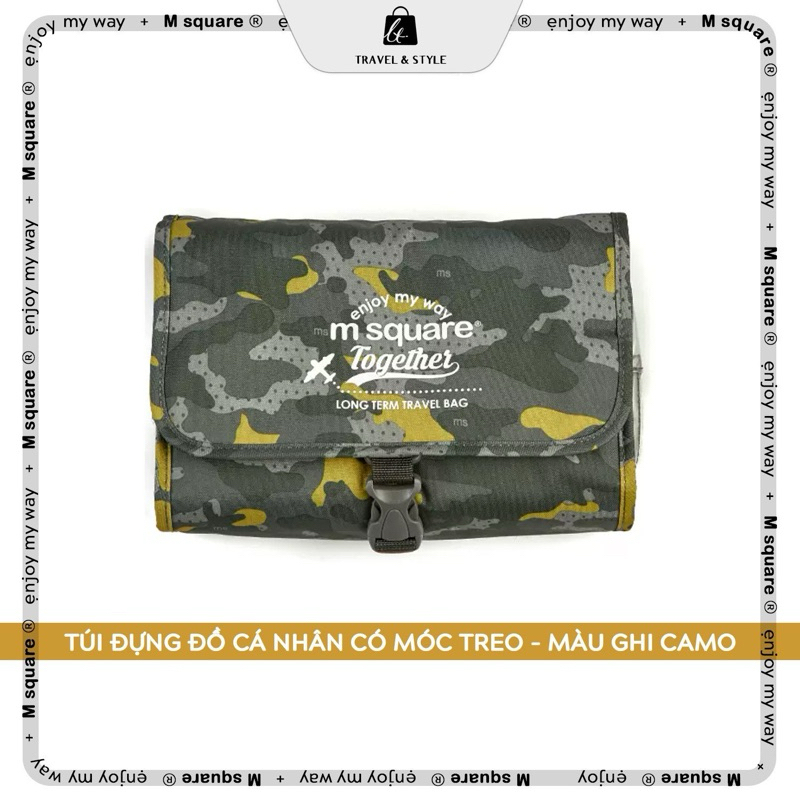 Túi đựng đồ cá nhân đa năng cho nam nữ vải poly cao cấp Msquare® Chính hãng giá tốt