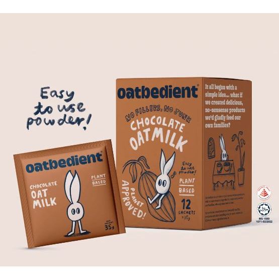 Oat Milk dạng gói Series Oatbedient 12 gói /25g
