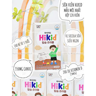 Kẹo Sữa Hikid Hàn Quốc phát triển chiều cao - Hộp 60 viên / 120 viên cho bé từ 3-12y [ Bw Store ]