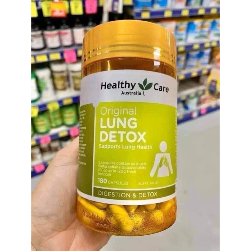 GIẢI ĐỘC PHỔI HEALTHY CARE ORIGINAL LUNG DETOX 180 VIÊN