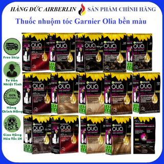  Thuốc nhuộm tóc Garnier Olia bền màu vĩnh cửu chăm sóc và phục hồi tóc hư tổn Nội địa Đức 
