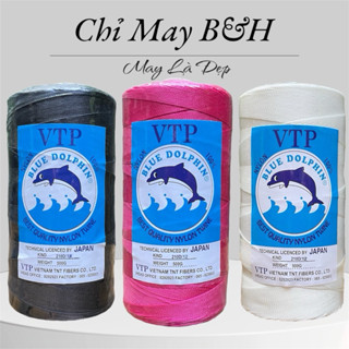 Chỉ VTP (500g/1 Cuộn) Chỉ Nylon (Chỉ Dù, Thả Diều, Đan Lưới, Khâu Lưới, Vá Lưới, Đan Chài, Blue Dolphin)