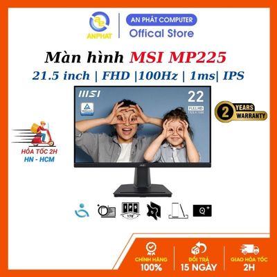 Màn Hình MSI PRO MP225 (21.5 inch - IPS - FHD - 100Hz - 1ms)