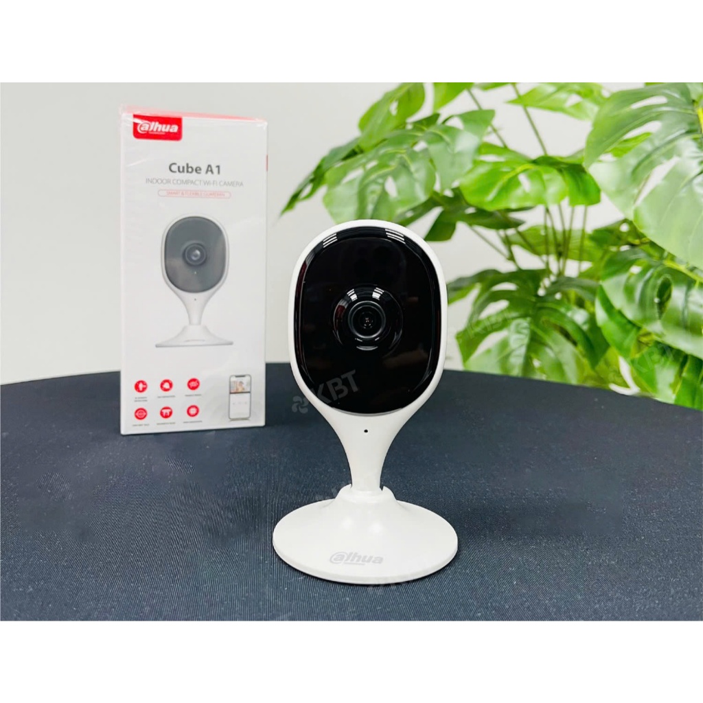 Camera wifi DAHUA trong nhà cố định Cube A1 DH-C3A 3MP /DH-C5A 5MP đàm thoại 2 chiều còi hú báo động