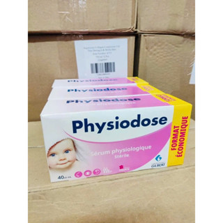 Nước muối sinh lý Pháp 40 ống 5ml - Dung dịch rửa sạch họng và mũi cho bé