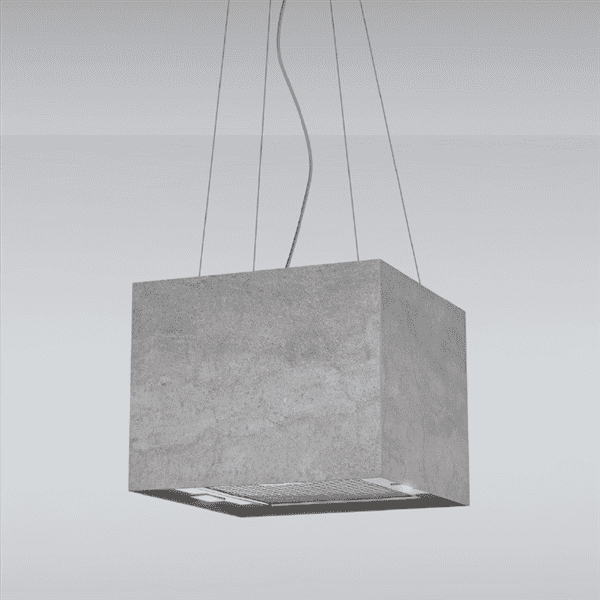 Máy hút mùi Malloca CONCRETE K-400 - Treo tường, màu đen, 900mm x 500mm x 600-900mm