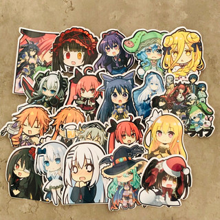 [Date A Live] Set 20 sticker trang trí dễ thương, miếng dán sổ tay - Sticker, Hình Dán Anime