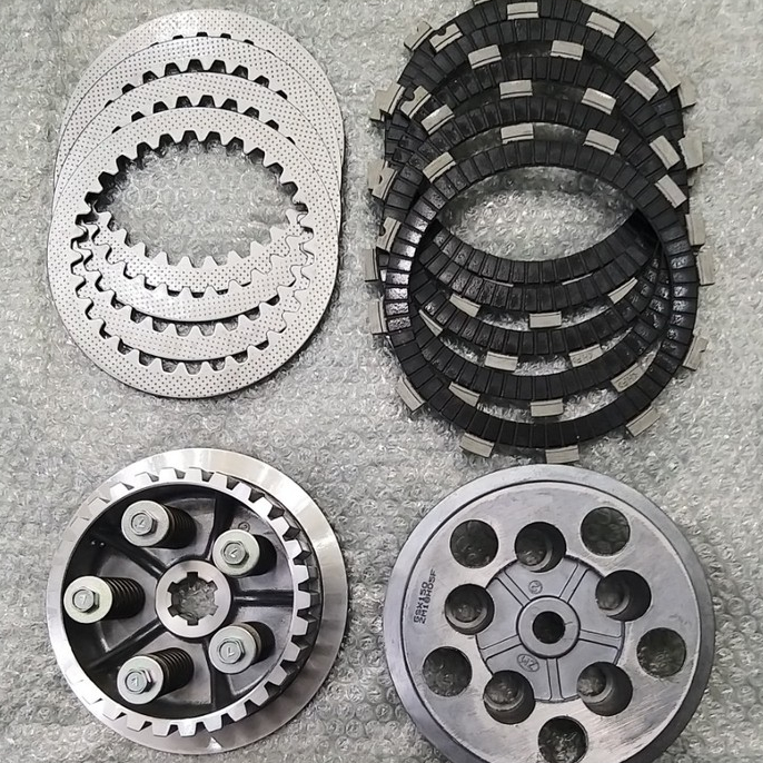 Full bộ côn nồi ly hợp lá sắt lá thép lá bố lá côn Suzuki GZ150A EN150 GR150 GSX150 GS125 GN125 HJ12