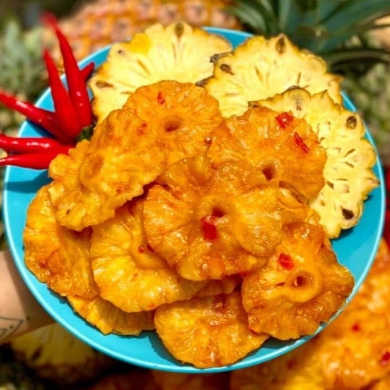 Thơm Sấy Lạnh Lắc Muối Ớt