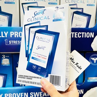 [2 MẪU] Sáp khử mùi Secret Clinical Strength, 45g